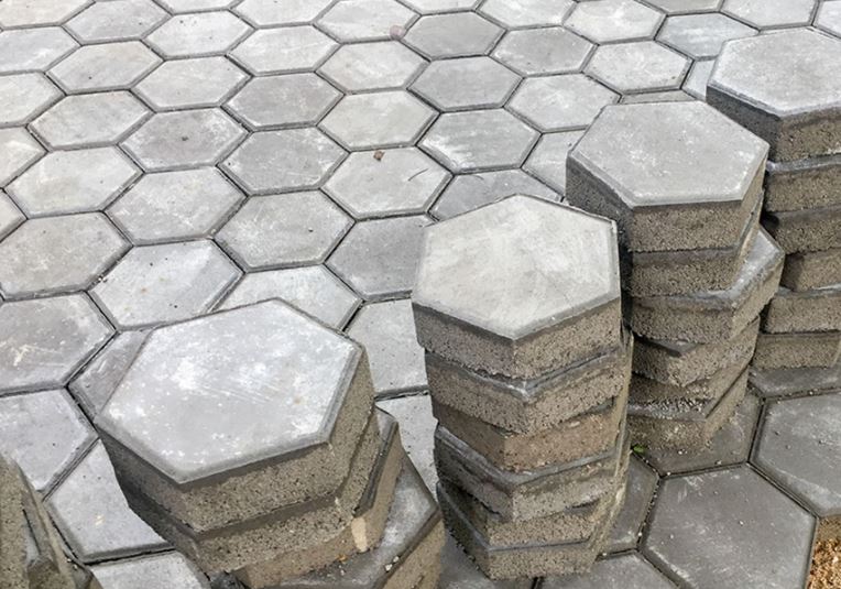 Concrete pavers for patio
