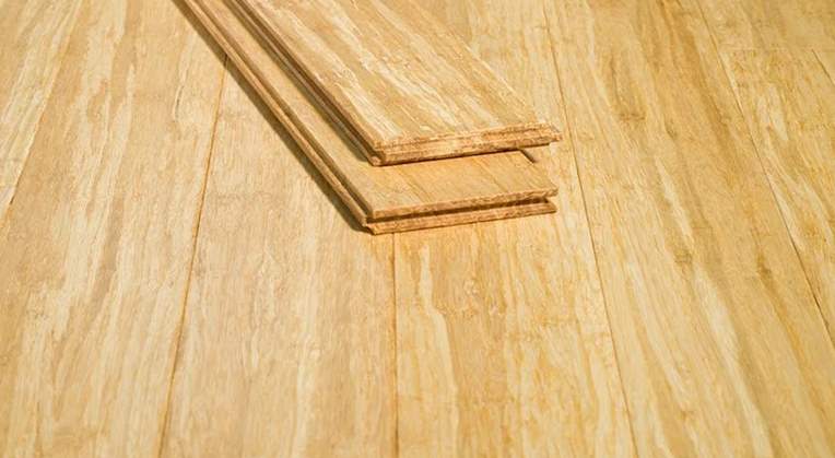Ambient Natural Bamboo Flooring Solid Strand Tongue & Groove Floor