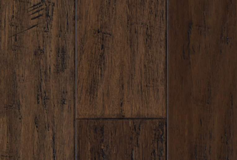 LL Flooring Madison County Strand Distressed Wide Plank Engineered Click Bamboo Flooring